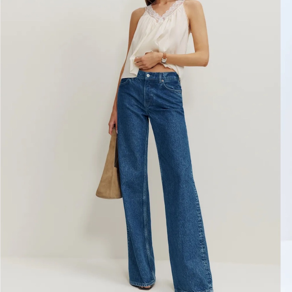 Reformation Cary Low Rise Slouchy Jeans